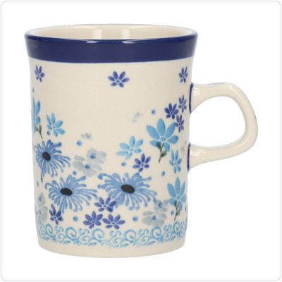 Bunzlau Rechte beker 250ml (1074) - Flower Valley (3508)