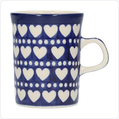 Bunzlau Rechte beker 250ml (1074) - Blue Valentine (375E)