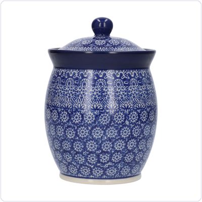 Bunzlau Opslagpot met deksel (1104) - Lace (884)