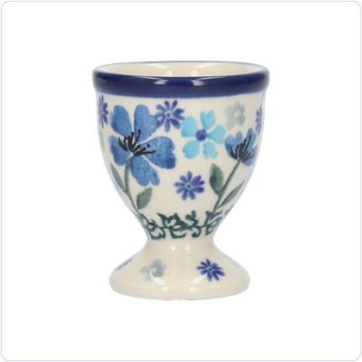 Bunzlau Eierdop op voetje (1106) - Blossom Blue (3507)