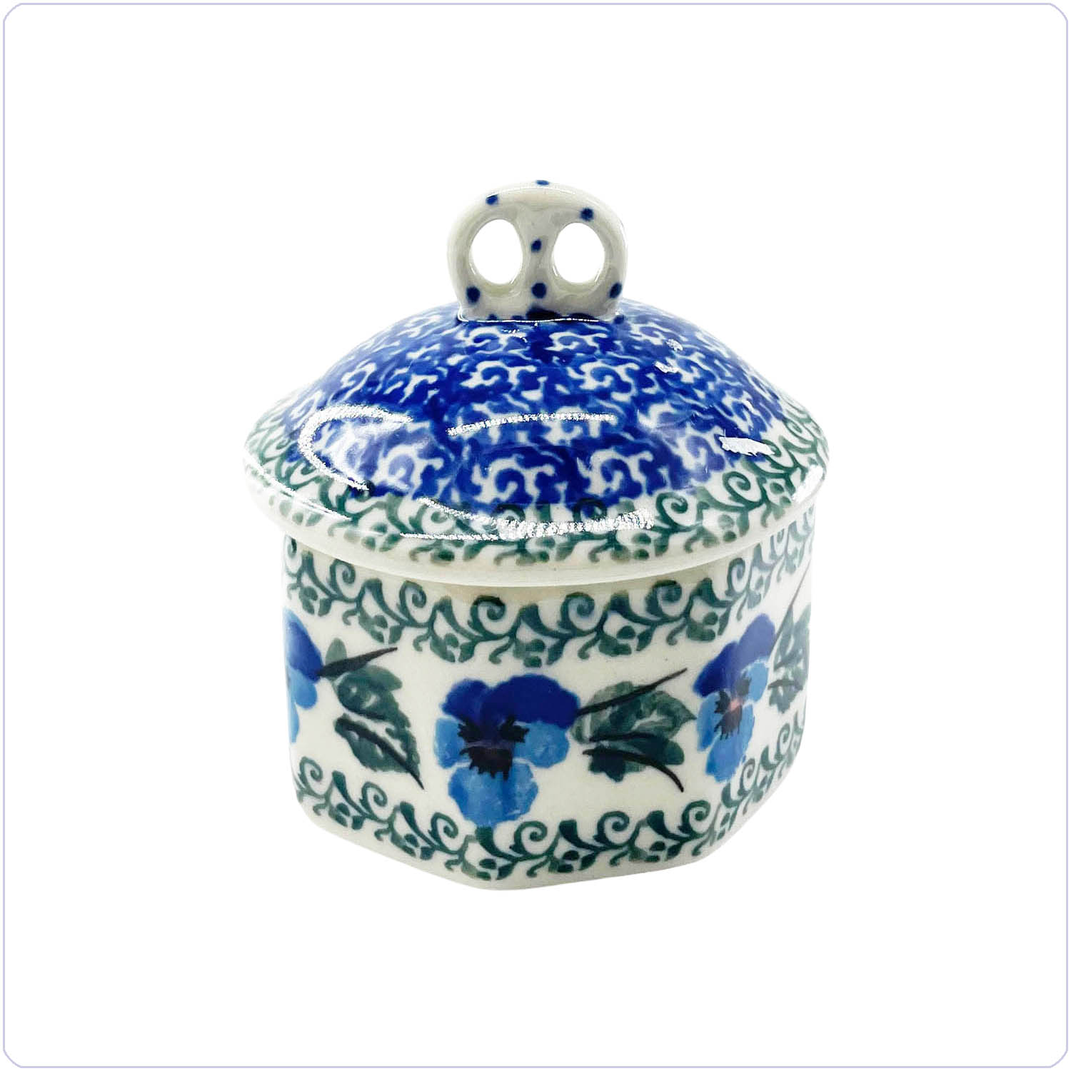 Bunzlau Mini koektrommel (1110) - Blue Violin (2273)