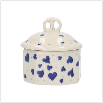 Bunzlau Mini koektrommel (1110) - Hearts (2874)