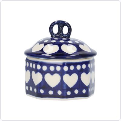 Bunzlau Mini koektrommel (1110) - Blue Valentine (375E)