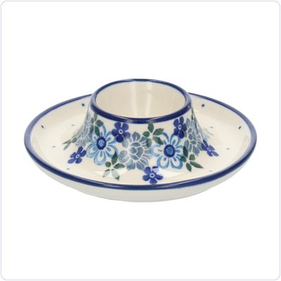 Bunzlau Platte eierdop (1145) - Flower Crown (2772)