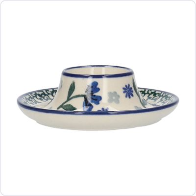 Bunzlau Platte eierdop (1145) - Blossom Blue (3507)