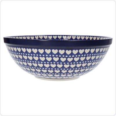 Bunzlau Diepe schaal 5700ml Ø32,5 (1154) - Blue Valentine (375E)