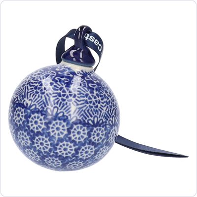 Bunzlau Kerstbal large (1184) - Lace (884)