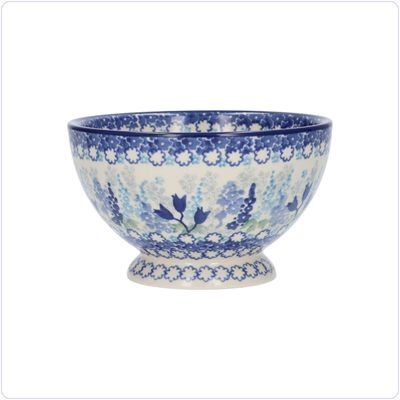 Bunzlau Schaaltje voet 630ml Ø14,5 (1206) - Blue Garden (3316)