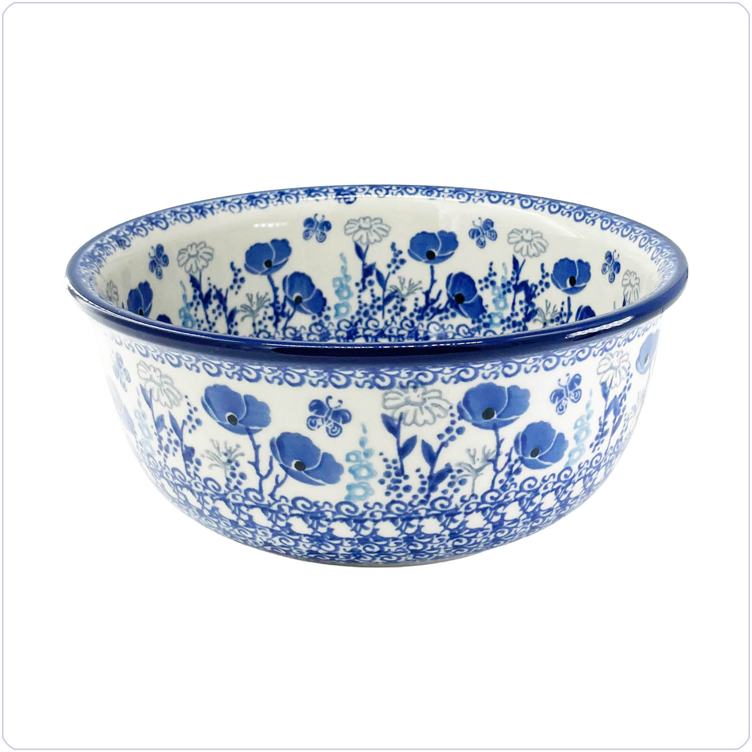 Bunzlau Saladeschaal Ø20cm (1211) - Garden of Joy (2902)