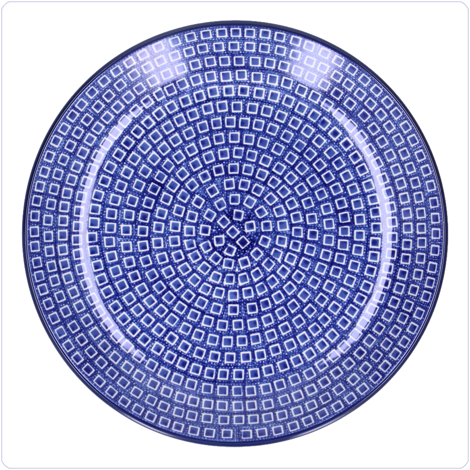 Bunzlau Dinerbord Ø26,5cm (1223) - Blue Diamond (2253)