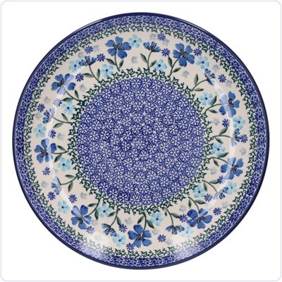 Bunzlau Dinerbord Ø26,5cm (1223) - Blossom Blue (3507)