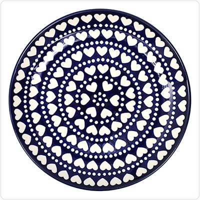 Bunzlau Dinerbord Ø26,5cm (1223) - Blue Valentine (375E)