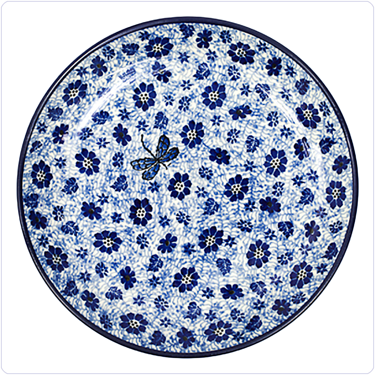 Bunzlau Dinerbord Ø25,5cm (1257) - Dragonfly (1443)