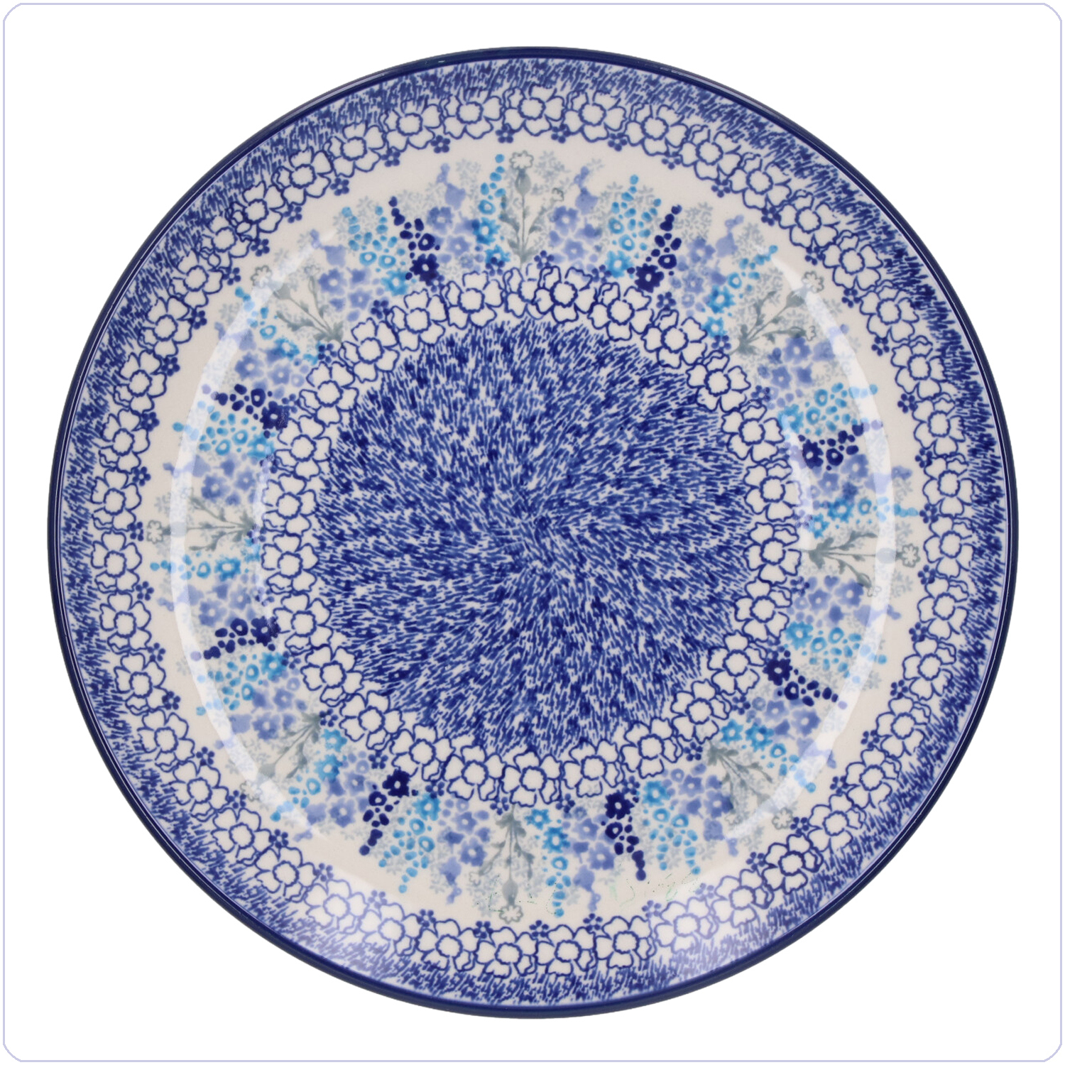 Bunzlau Dinerbord Ø25,5cm (1257) - Delphinium (3315)