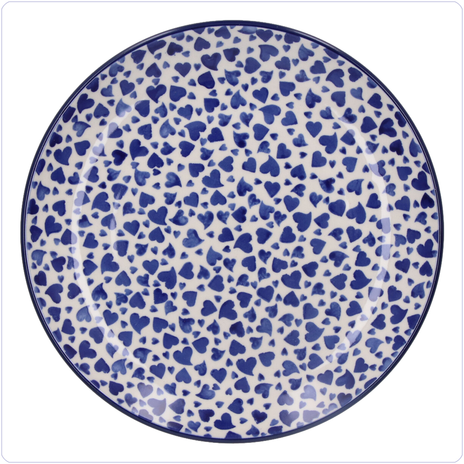 Bunzlau Dinerbord Ø25,5cm (1257) - Dancing Hearts (3411)
