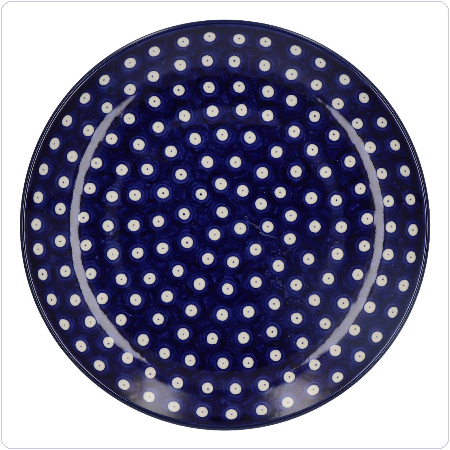 Bunzlau Dinerbord Ø25,5cm (1257) - Blue Eyes (71)