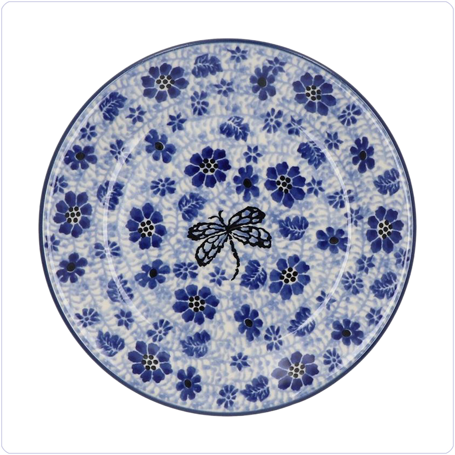 Bunzlau Gebaksbordje Ø16cm (1261) - Dragonfly (1443)