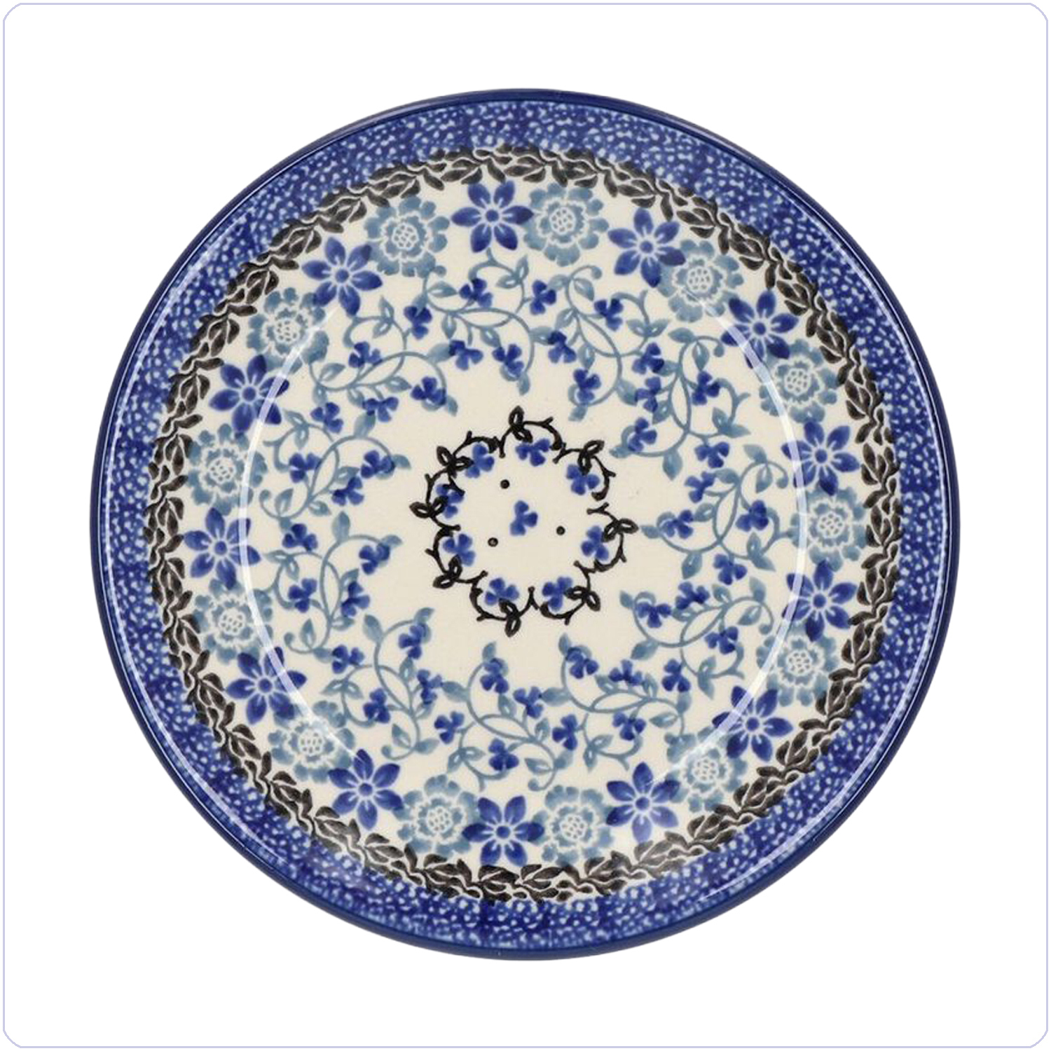Bunzlau Gebaksbordje Ø16cm (1261) - Belle Fleur (1829)