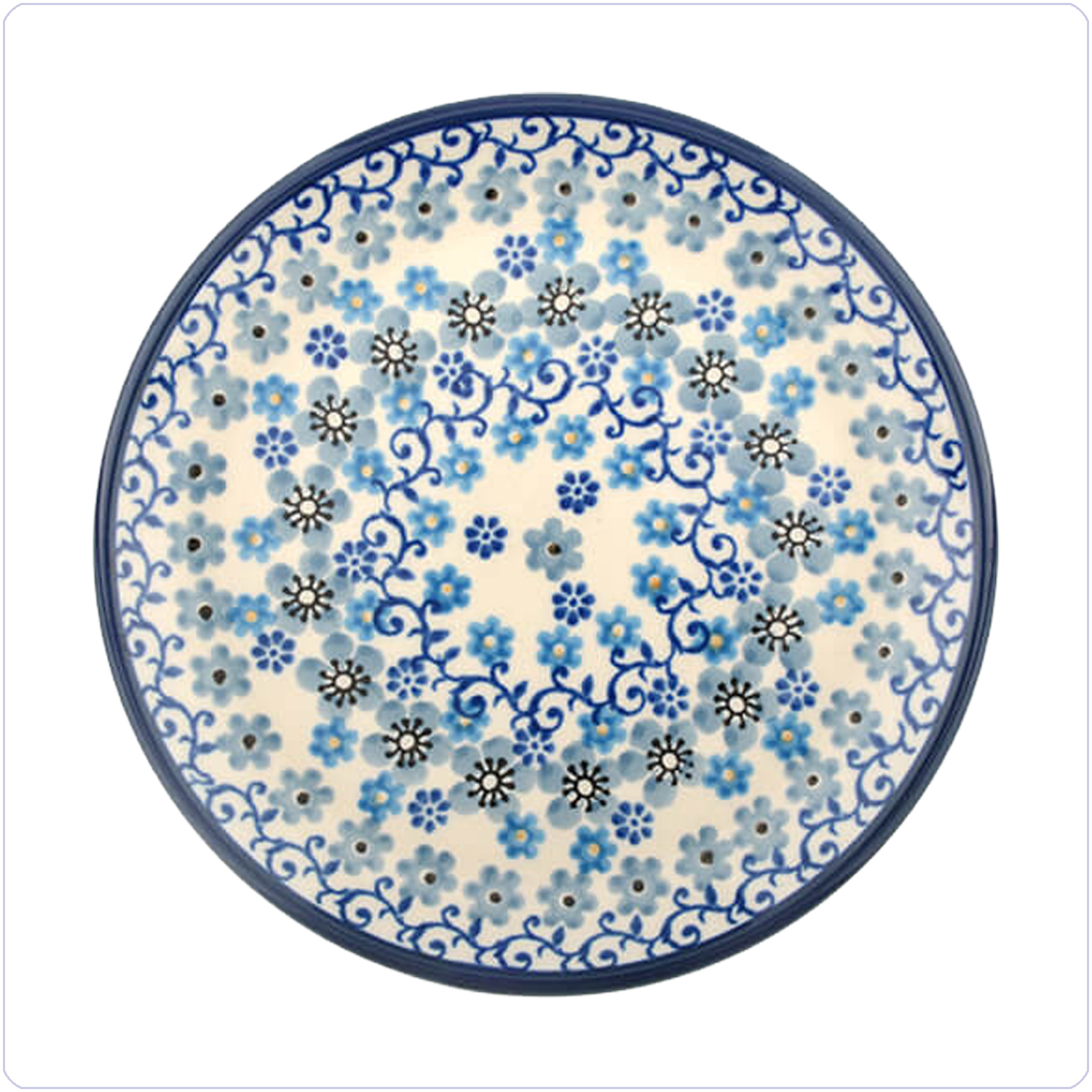Bunzlau Gebaksbordje Ø16cm (1261) - Winter Garden (2084)
