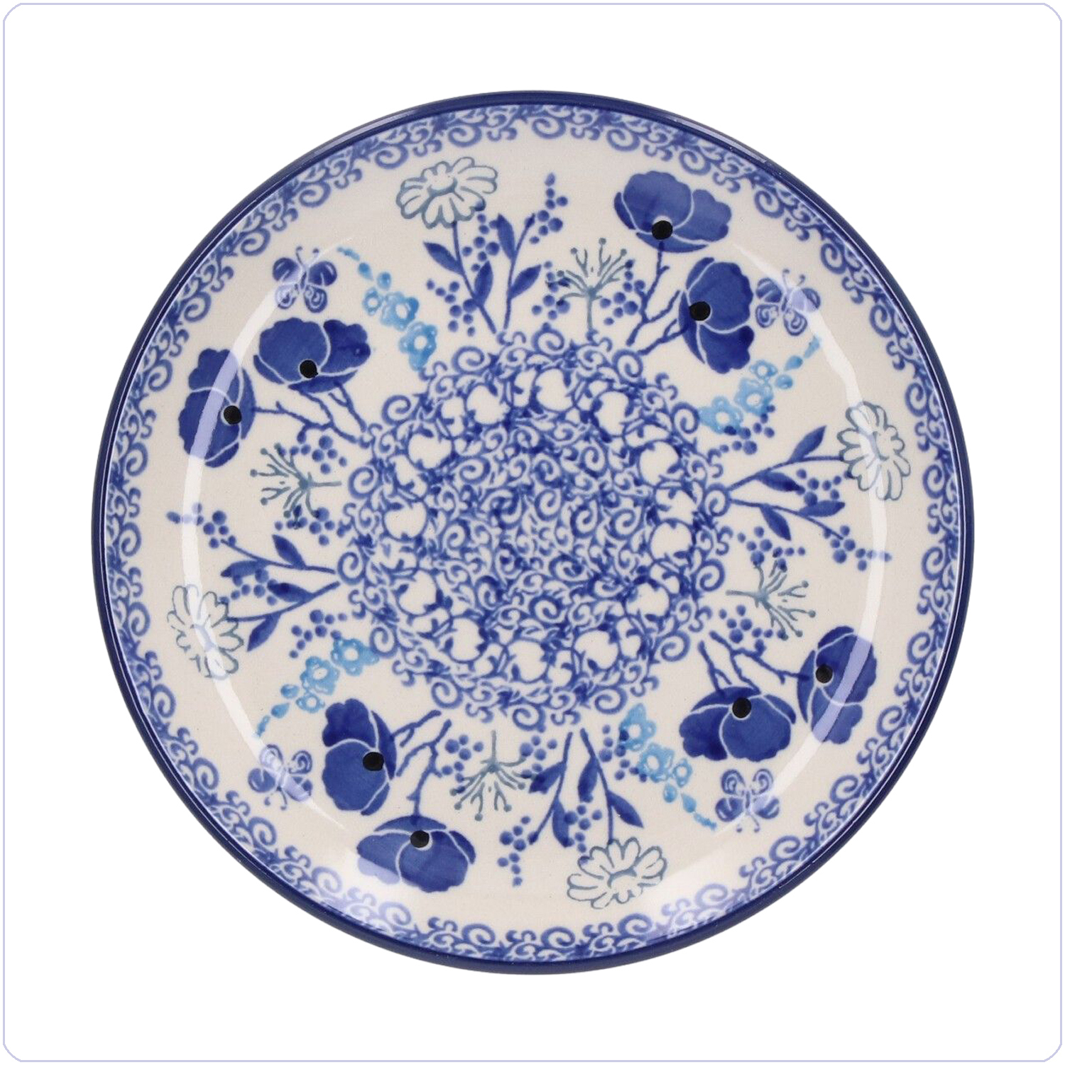 Bunzlau Gebaksbordje Ø16cm (1261) - Garden of Joy (2902)
