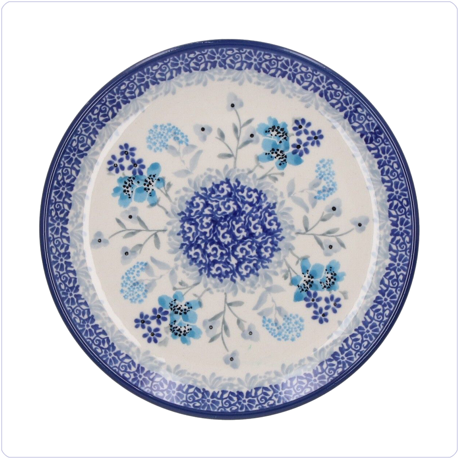Bunzlau Gebaksbordje Ø16cm (1261) - Delicate Breeze (3304)