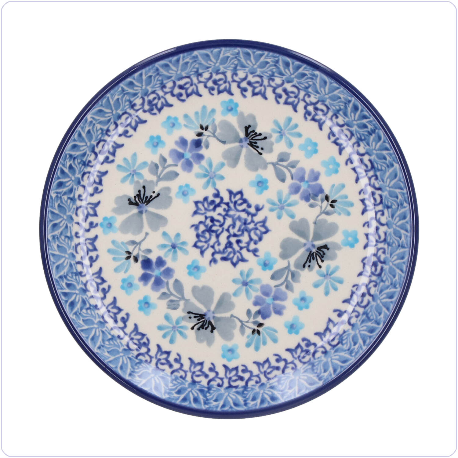 Bunzlau Gebaksbordje Ø16cm (1261) - Douce Fleur (3505)