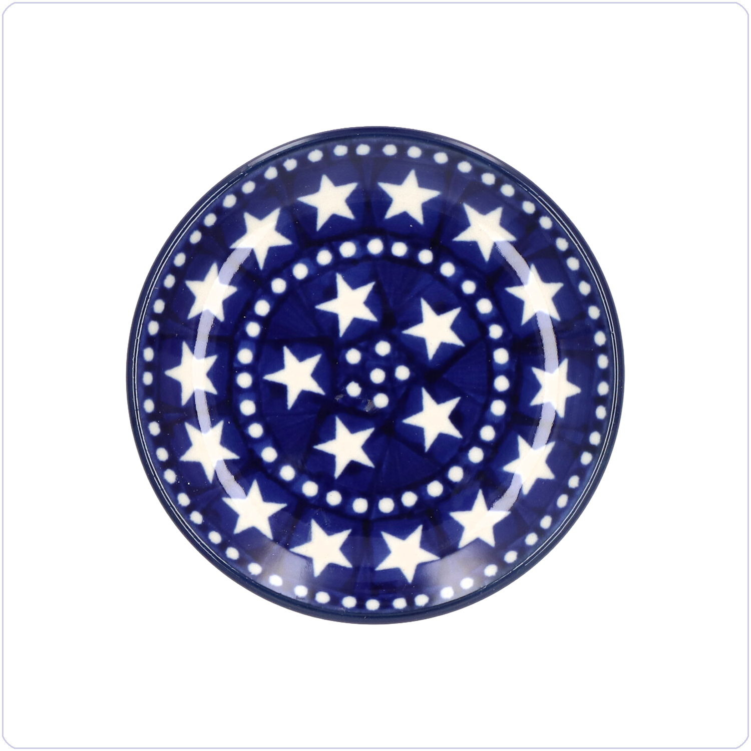 Bunzlau Theetipje Ø10cm (1262) - Blue Stars (119)