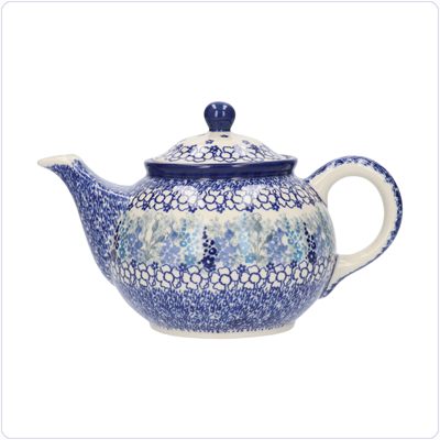 Bunzlau Theepot 900ml (1264) - Delphinium (3315)
