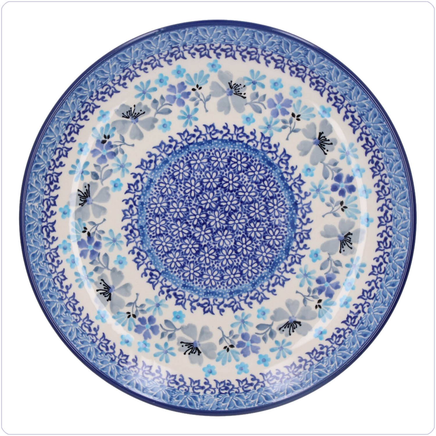 Bunzlau Lunchbord Ø23,5cm (1266) - Douce Fleur (3505)