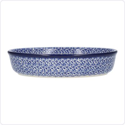 Bunzlau Ovale ovenschaal L (1298) - Indigo (2396)