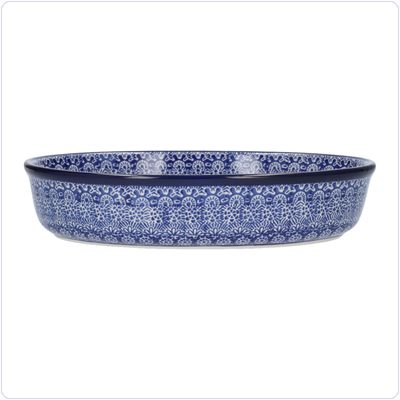 Bunzlau Ovale ovenschaal L (1298) - Lace (884)