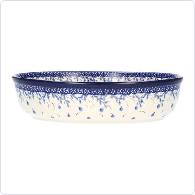 Bunzlau Ovale ovenschaal M (1299) - Berry Dance (2389)