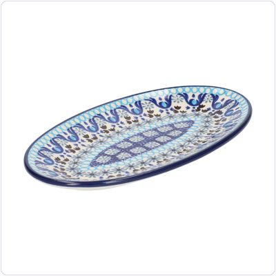 Bunzlau Ovaal bordje 21x12cm (1301) - Marrakesh (1026)