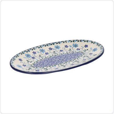 Bunzlau Ovaal bordje 21x12cm (1301) - Spring Hill (2785)