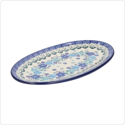 Bunzlau Ovaal bordje 21x12cm (1301) - Blossom Breeze (3396)
