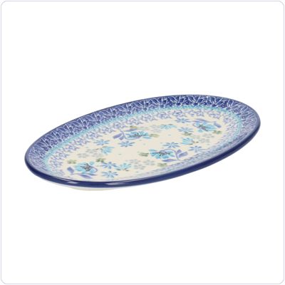 Bunzlau Ovaal bordje 21x12cm (1301) - Floren (3506)