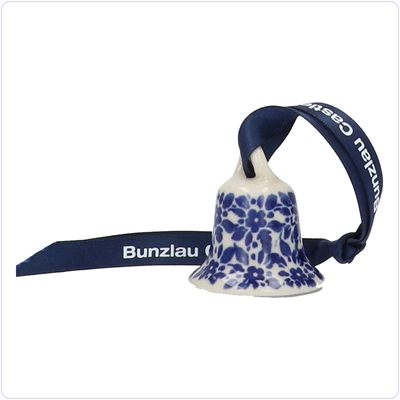 Bunzlau Kerstboomhanger bel small (1308) - Indigo (2396)