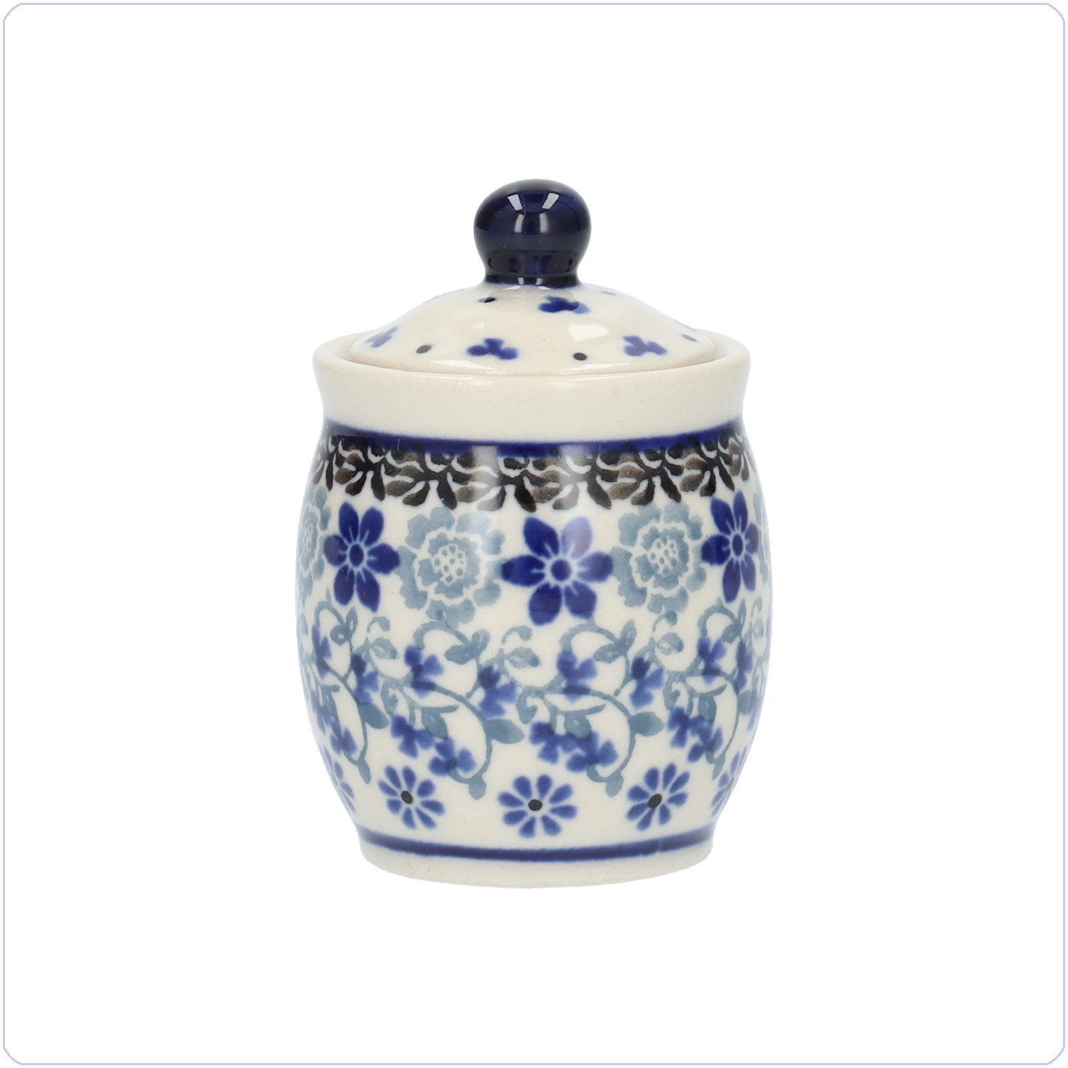 Bunzlau Miniatuur potje (1312) - Belle Fleur (1829)