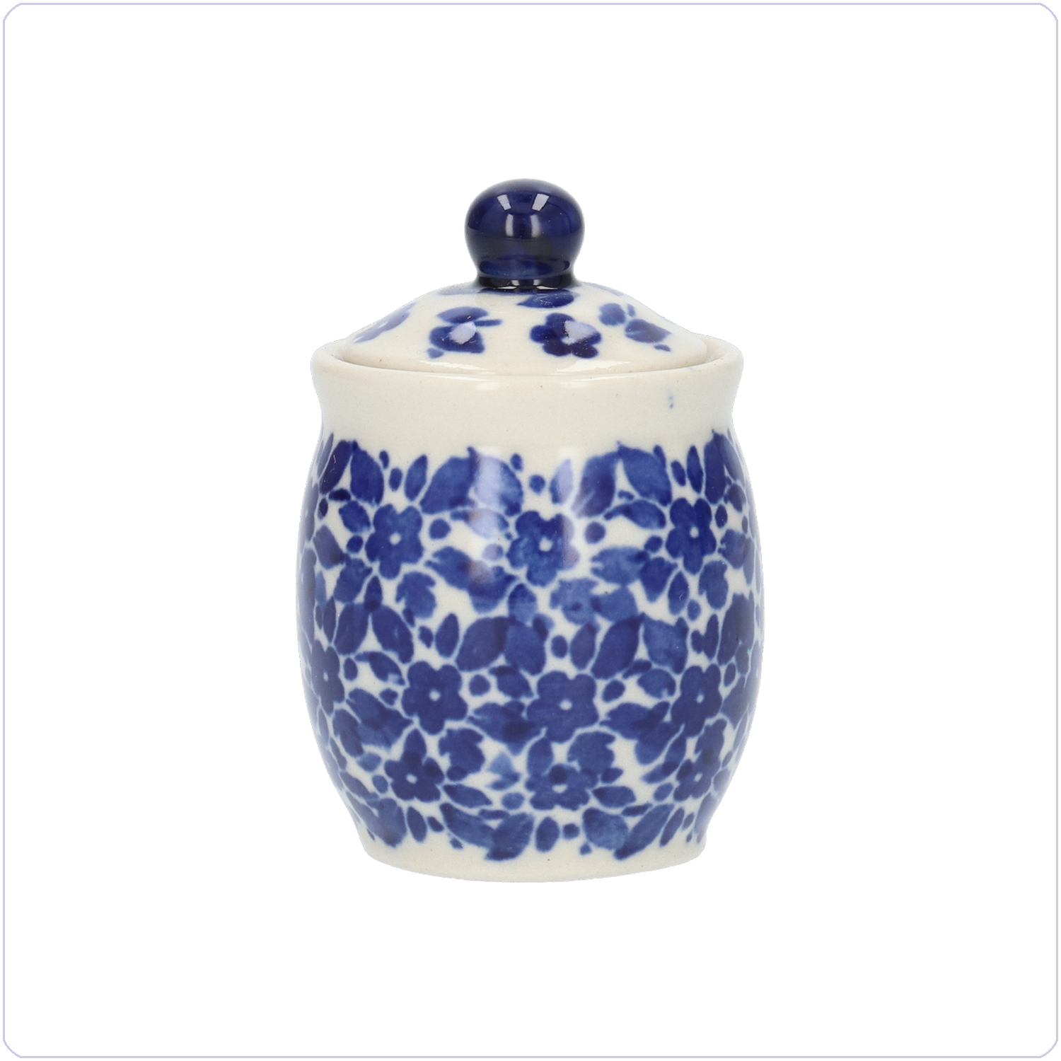 Bunzlau Miniatuur potje (1312) - Indigo (2396)