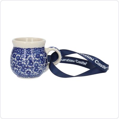 Bunzlau Kerstboomhanger bolle mok (1313) - Midnight Blue (2546)
