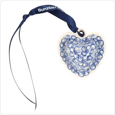 Bunzlau Kerstboomhanger hart (1319) - Buttercup (2176)