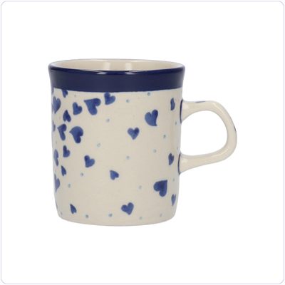 Bunzlau Rechte beker 150ml (1328) - Hearts (2874)