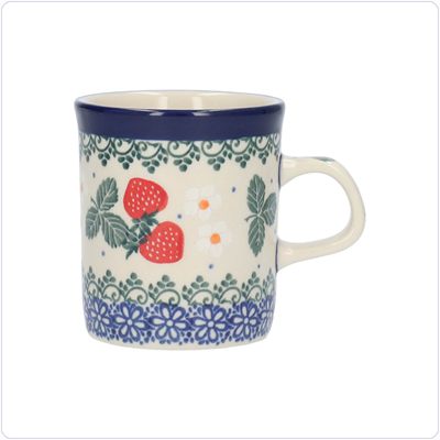 Bunzlau Rechte beker 150ml (1328) - Strawberries (3494)