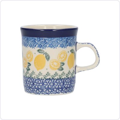 Bunzlau Rechte beker 150ml (1328) - Lemons (3495)