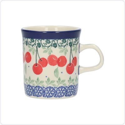 Bunzlau Rechte beker 150ml (1328) - Cherries (3496)