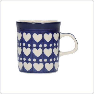 Bunzlau Rechte beker 150ml (1328) - Blue Valentine (375E)
