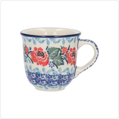 Bunzlau Tulp espresso beker 70ml (1377) - English Rose (3305)