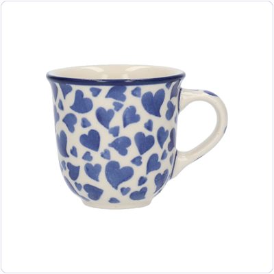 Bunzlau Tulp espresso beker 70ml (1377) - Dancing Hearts (3411)