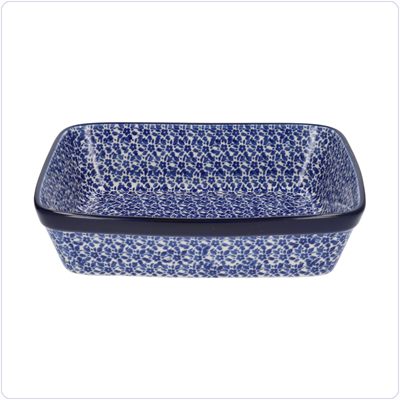 Bunzlau Ovenschaal 19x24cm (1404) - Indigo (2396)