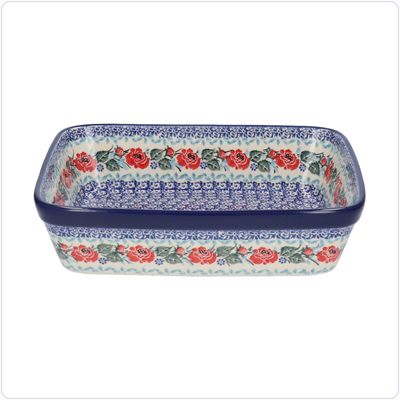 Bunzlau Ovenschaal 19x24cm (1404) - English Rose (3305)